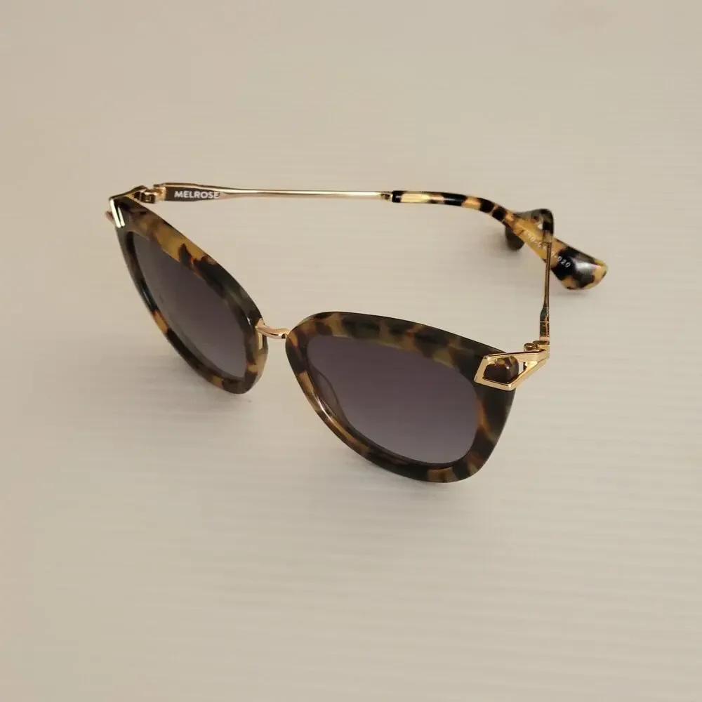 SONIX Sunglasses Women's Melrose Cat Eye Tortoise Plastic frame